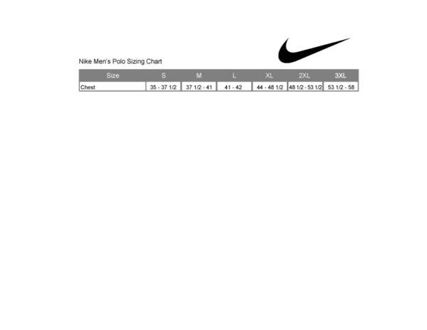 Nike Men’s Sizing Chart – Chardon Storm Spirit Store